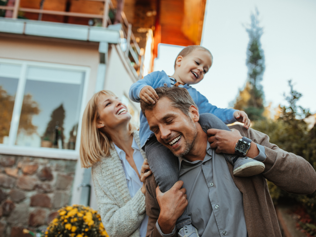 Glückliche Familie